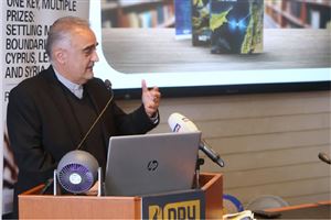 Energy expert Roudi Baroudi launches new study on Lebanon Cyprus border deal at NDU 2